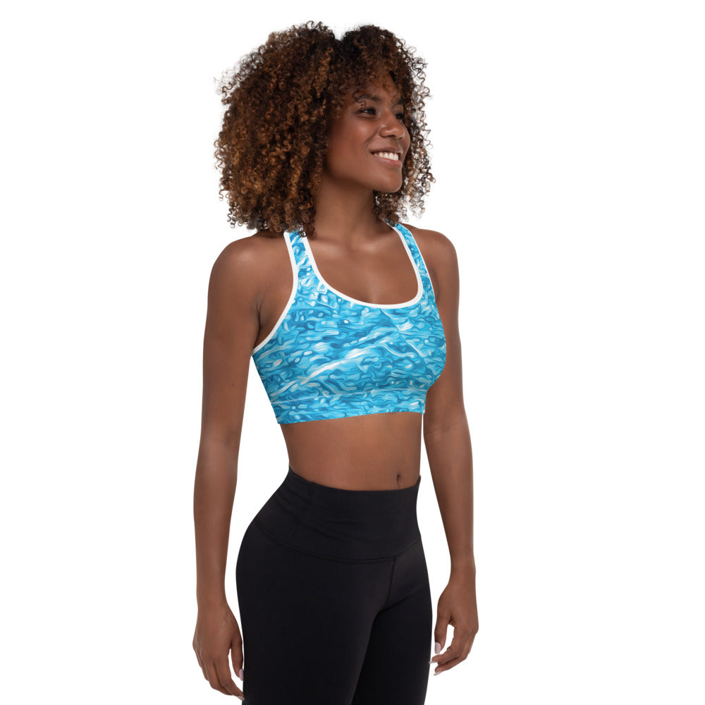 Water Dog Padded Sports Bra