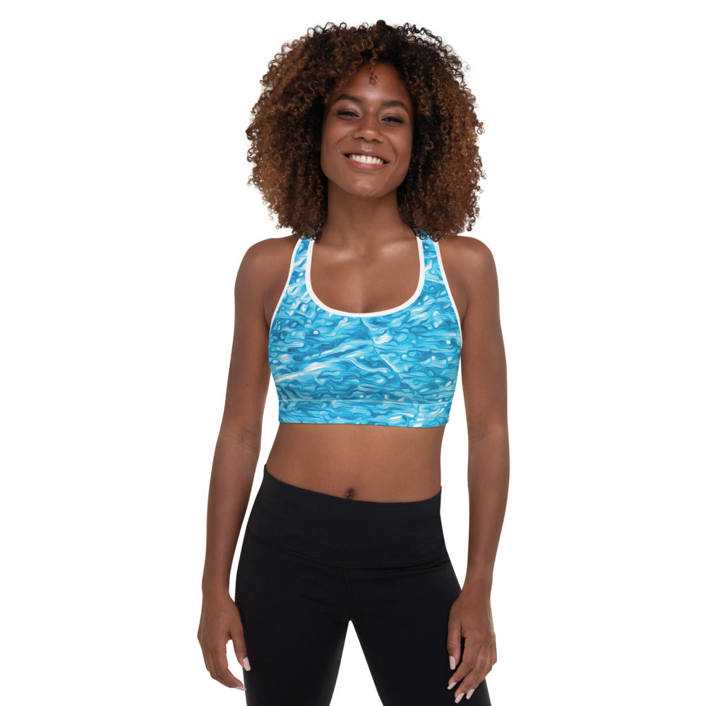 Water Dog Padded Sports Bra