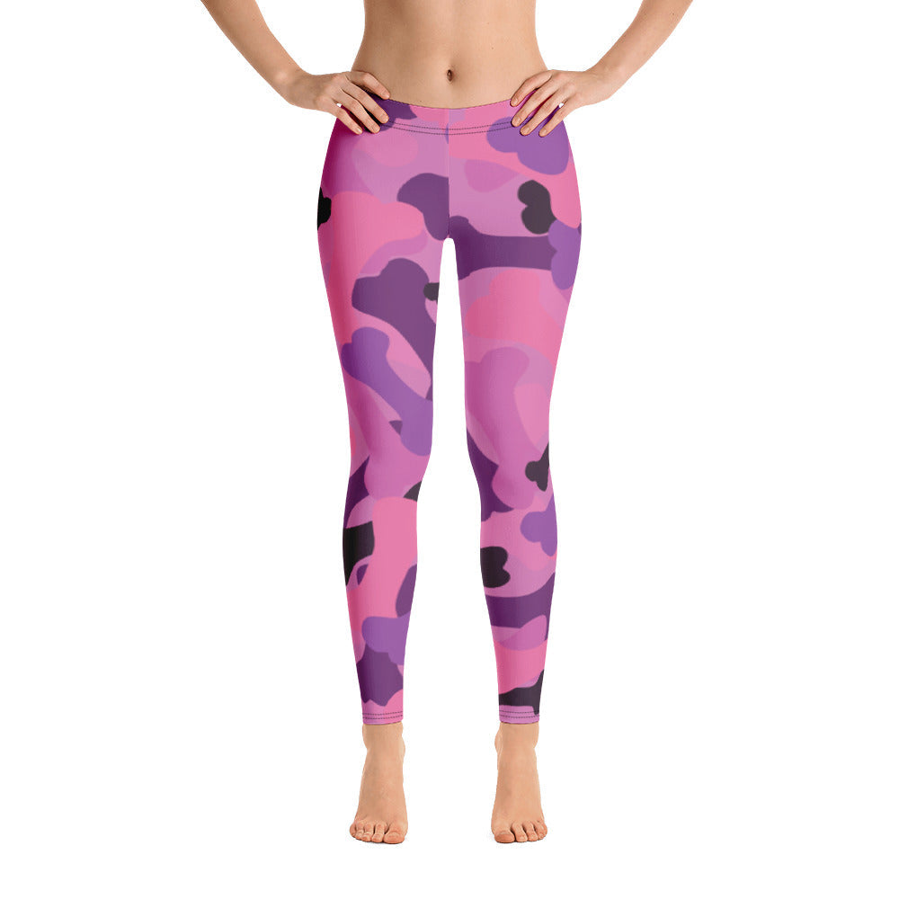 Bone Camo Pink Leggings